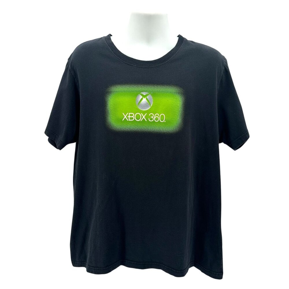 XBOX 360 Mens XXL Shirt Microsoft Black Graphic Logo T-Shirt 2009